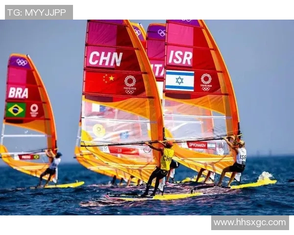 中国队晋级奥运帆船决赛，比赛画面美如画